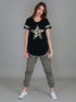 Ava Leopard Star T Shirt