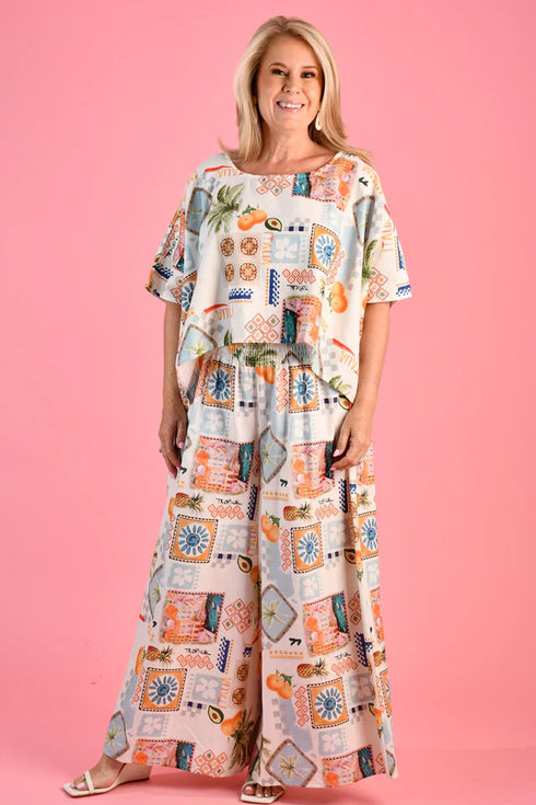 Amalfi Pant Aperol Spritz