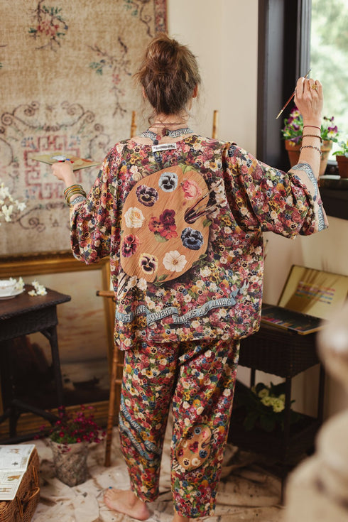 Cropped Bamboo Kimono Cardigan Art of Life