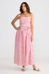Avalon Dress Hot Pink Stripe