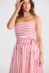 Avalon Dress Hot Pink Stripe