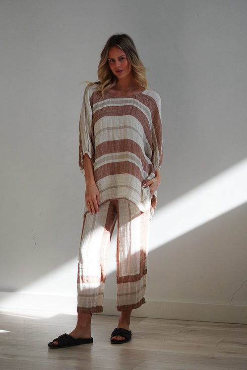 Bella Elasticated Sleeves Top