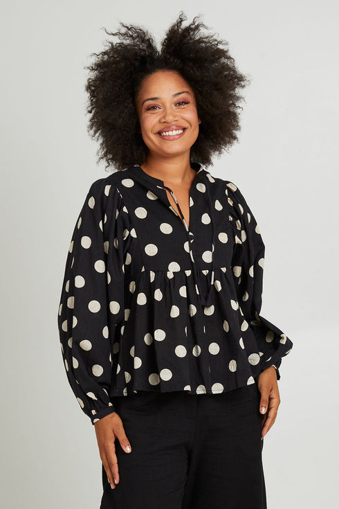 Noel Top - Black Spot