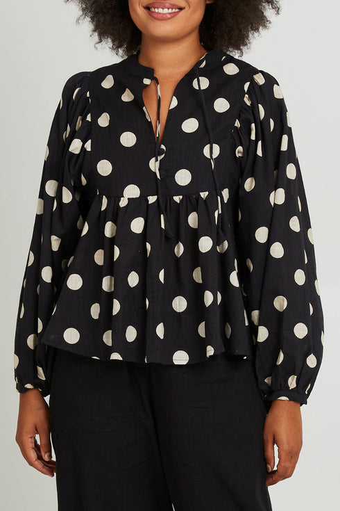 Noel Top - Black Spot