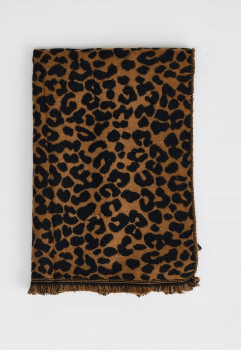 Cape Town Scarf Brown Animal