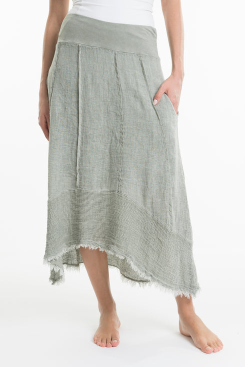 Claudia Frayed Edge Skirt