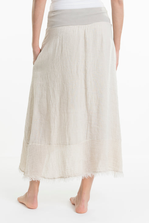 Claudia Frayed Edge Skirt