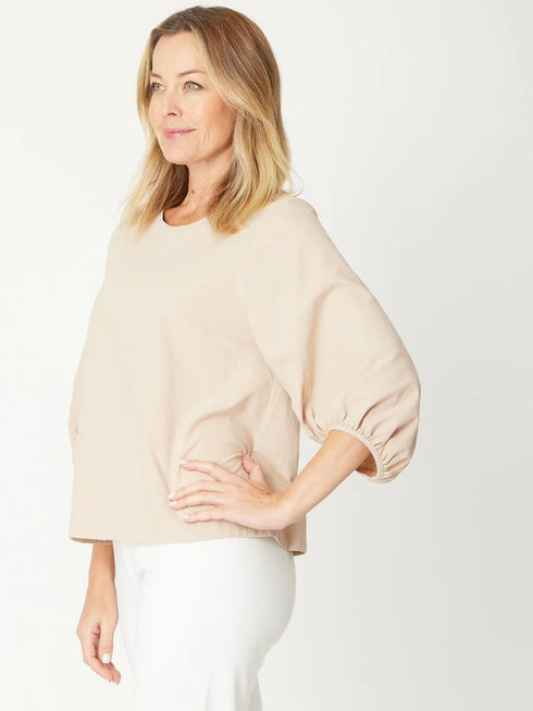 Core Balloon Sleeve Top