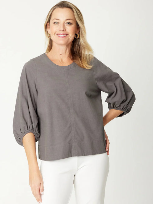 Core Balloon Sleeve Top