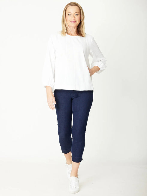 Core Balloon Sleeve Top