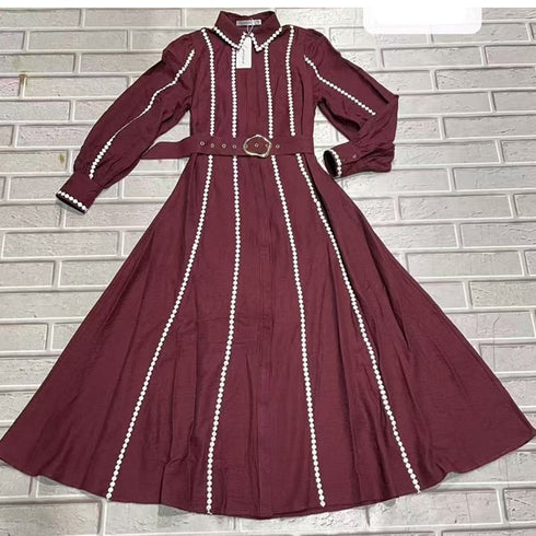 Vintage Vino Maxi Dress