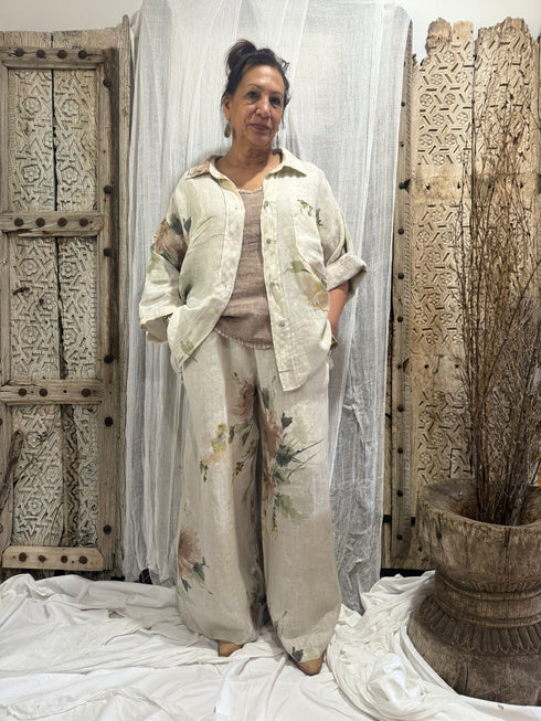 Frances Floral Pants Free Size