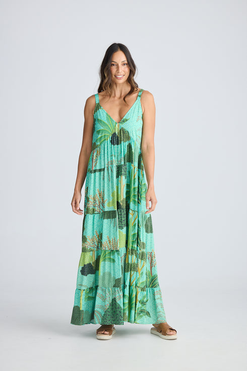 Evianna Dress Rainforest Print