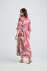 Lorrini Dress Red Macaw Print