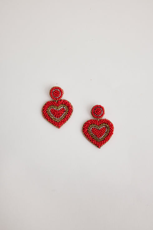 Heart Burst Earrings