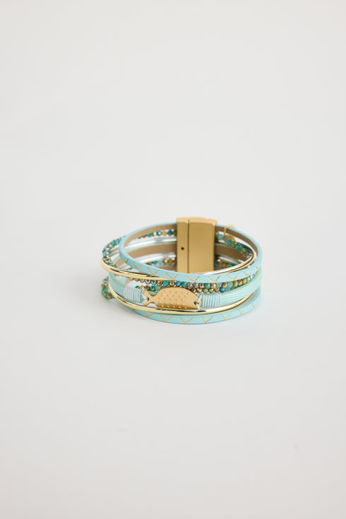 Fishy Bracelet Aqua