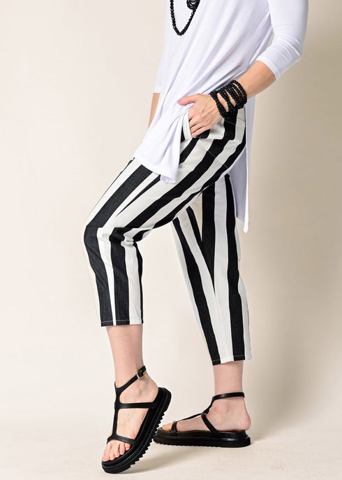 Hattie Pant Granite Stripe