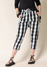 Hattie Pant Onyx Check