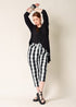 Hattie Pant Onyx Check