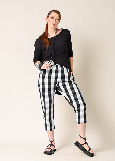 Hattie Pant Onyx Check