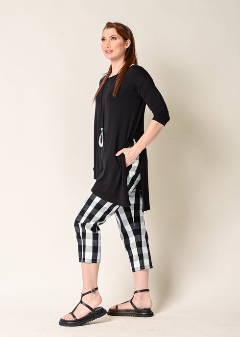 Hattie Pant Onyx Check