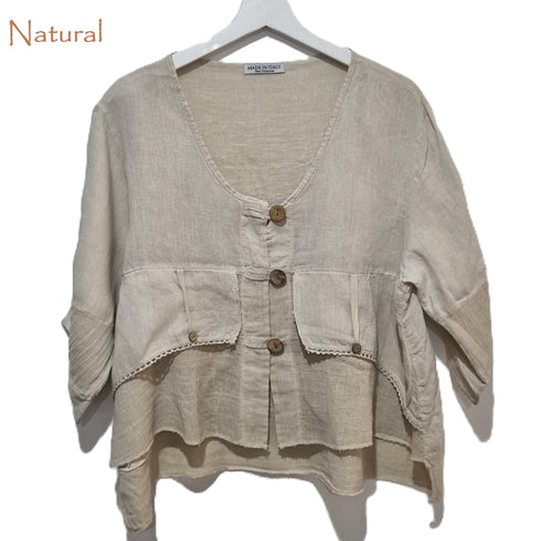 Jordyn Gauze Top Free Size