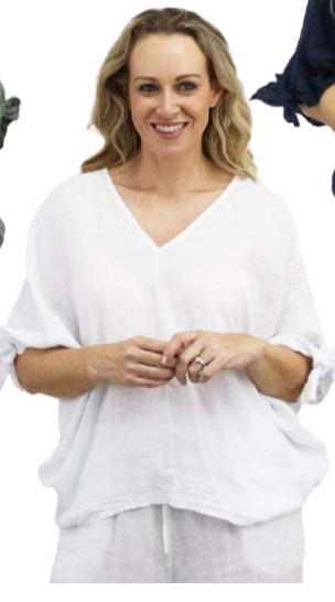 Jadie Linen Top