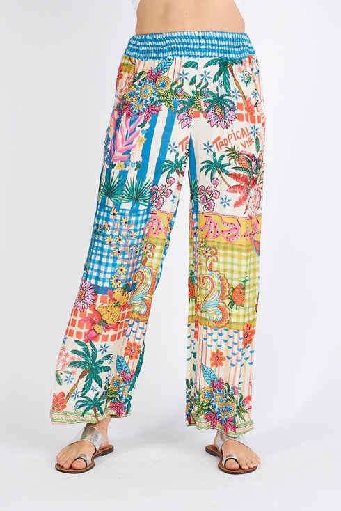 Tropical Pant Print
