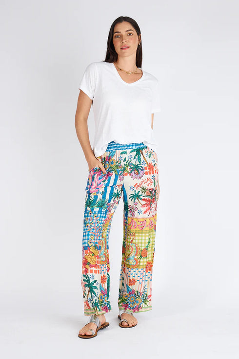 Tropical Pant Print