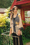 Bohemian Kimono Cardigan with Belt Milk & Honey