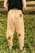 Boho Linen Cropped Artist Pants Ankle Length Milk & Honey