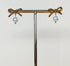 Minnie Bow Pearl Earrings