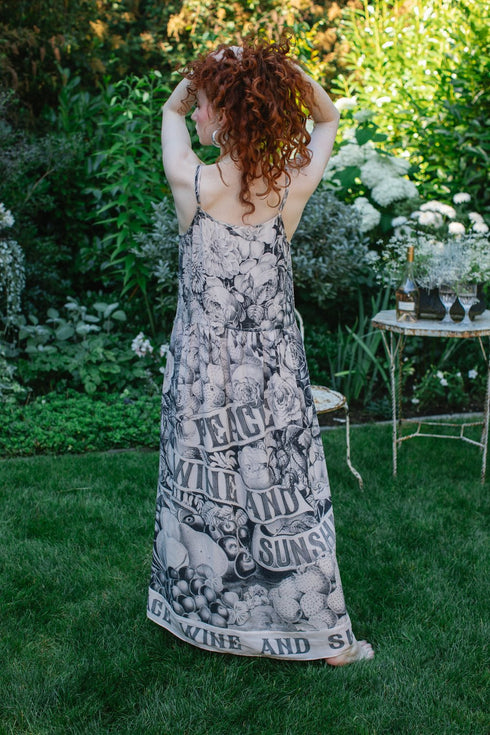 Peace Wine & Sunshine Boheme Slip Dress