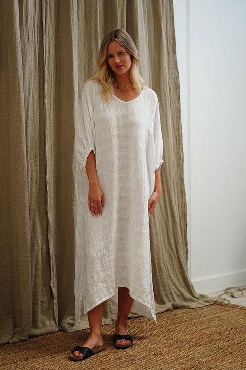 Rosa Elasticated Sleeves Kaftan