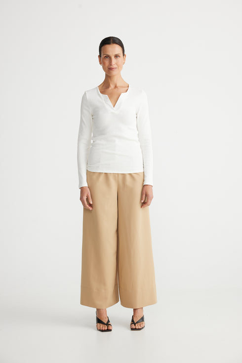 Henley Long Sleeve Top