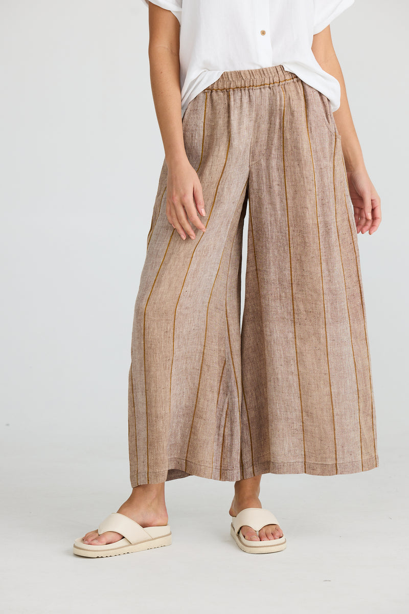 CURVED HEM PANT PAINT ME POSITANO