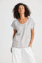 Havana Tee Charcoal Fleck
