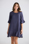 Lecce Dress Indigo Ash