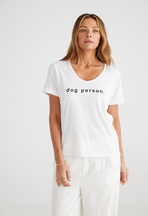 Skeeter Short Sleeve Tee Shirt "Dog Person"