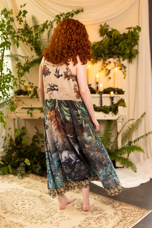 Theatre of Dreams with Deer Boheme Slip Dress