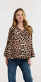 Billow Blouse Leoaprd