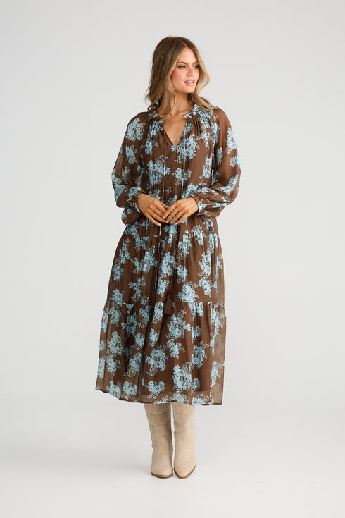 Adela Dress Mistflower