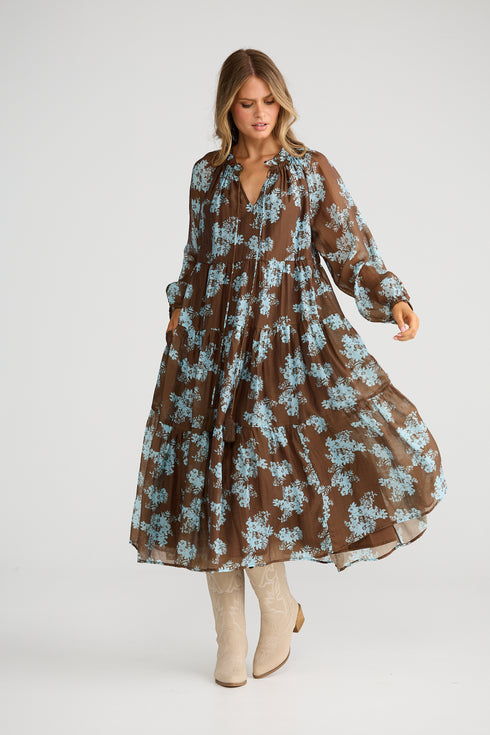 Adela Dress Mistflower