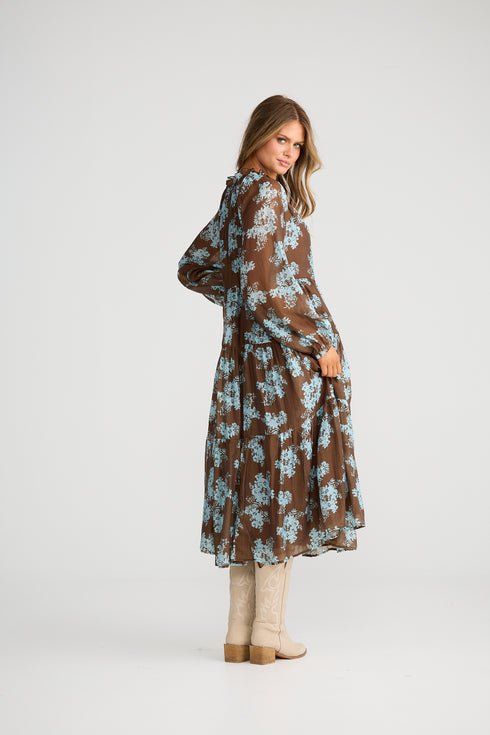 Adela Dress Mistflower