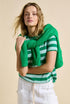 Tilly Tee Blue Green Stripe