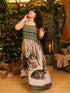 Boheme Bamboo Slip Dress Winter Wish Christmas Plaid LIMITED EDITION