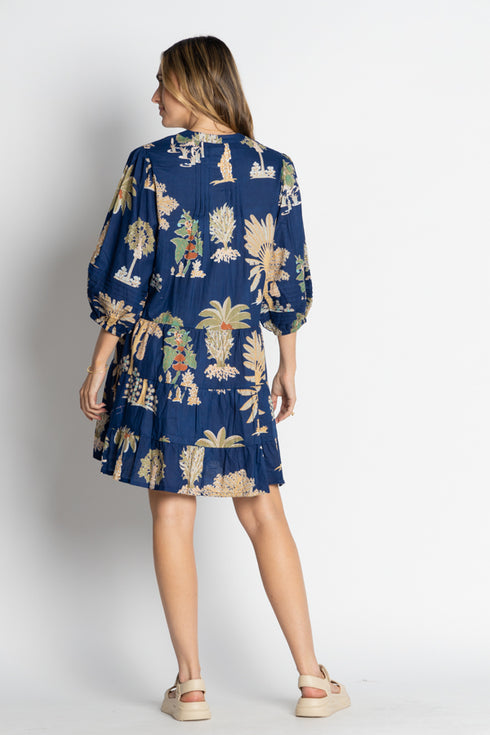 Amrita Dress Navy
