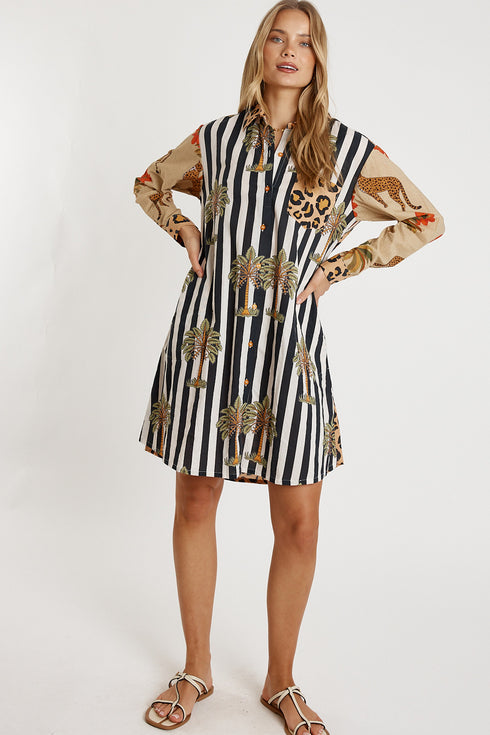 Congo Shirt Dress Natural