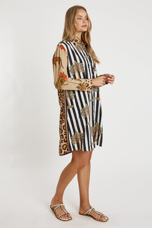 Congo Shirt Dress Natural