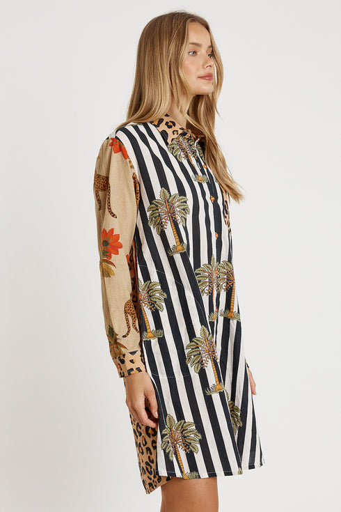 Congo Shirt Dress Natural